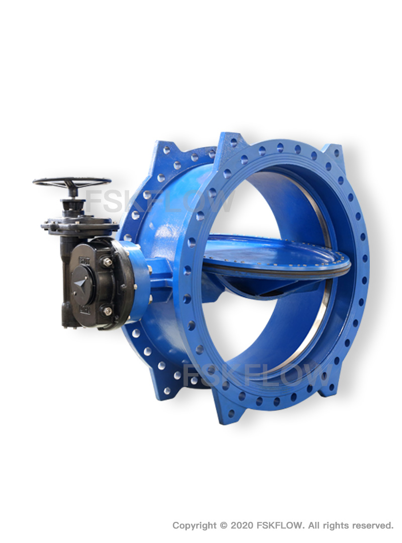 BV23 Double Flanged Double Eccentric Butterfly Valve
