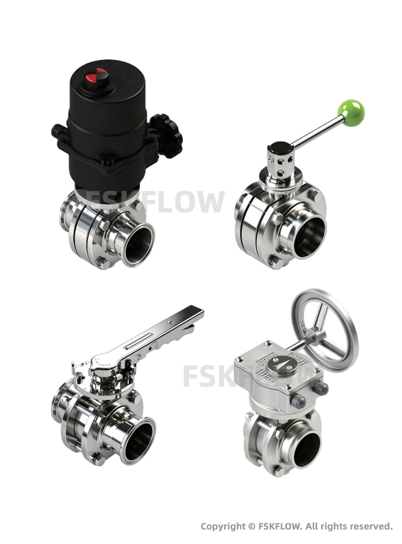 BV8 Liquid-Cooling Service Butterfly Valve